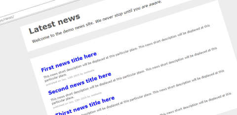 Create a simple news site with PHP and MySQL using PDO