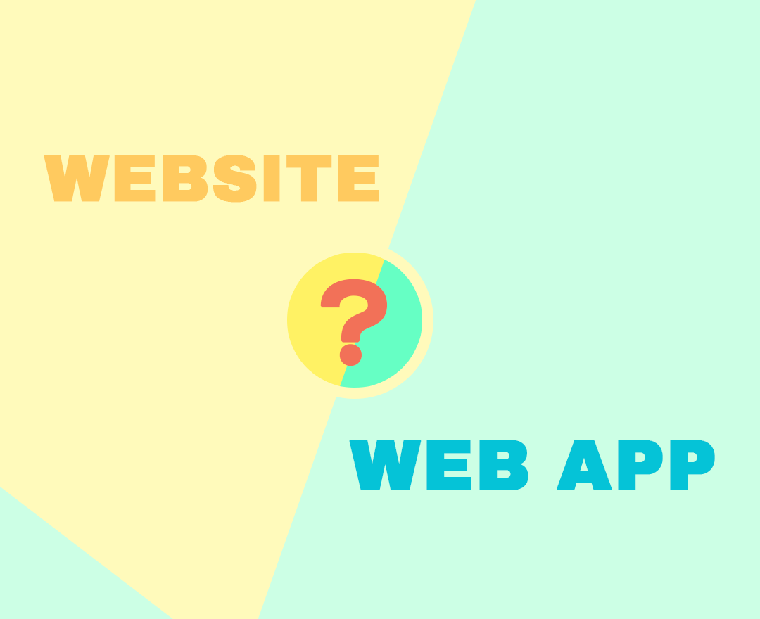 What is the technical difference between a website and a web application?